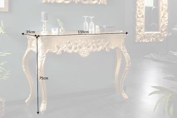 barok sidetable venice goud 110 cm