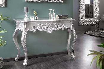 barok sidetable venice zilver 110 cm