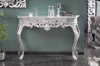 barok sidetable venice zilver 110 cm