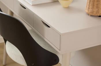 Bureau grijs 110 cm