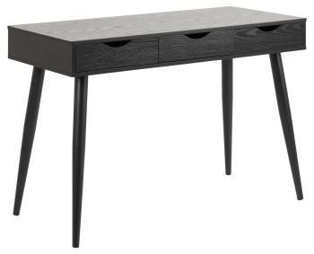 Bureau zwart eiken 110 cm