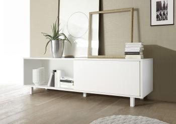 mat wit tv meubel - open