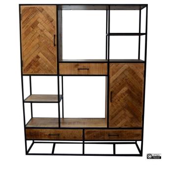 wandkast mangohout 160 cm