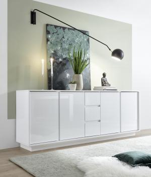 dressoir wit hoogglans 210 cm