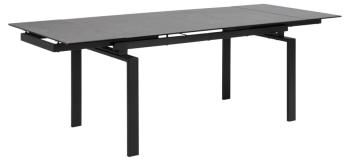 uitschuifbare tafel antraciet zwart 160-240 cm