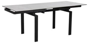 uitschuifbare tafel wit keramiek 160-240 cm