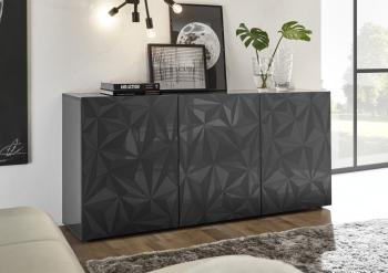 prisma dressoir 3 deuren antraciet