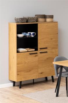 highboard eikenlook 120 cm