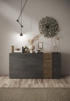 Venus Dressoir Titanium eiken 181 cm