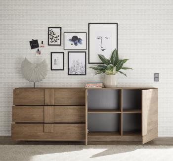 dressoir Jupiter met laden eiken