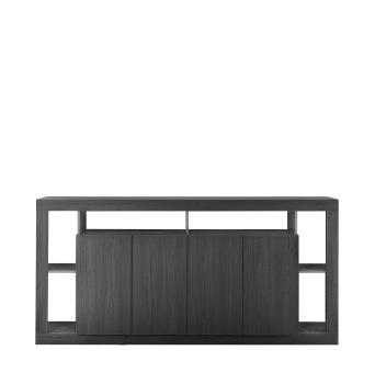 rimini dressoir zwart 210 cm