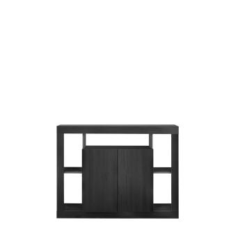 rimini dressoir zwart 134 cm