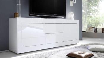 tv meubel wit hoogglans 210 cm