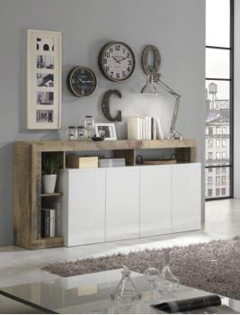 dressoir Hamburg 184 cm wit pero