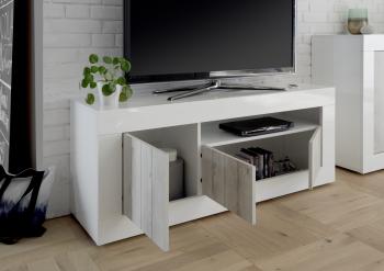modern tv meubel grijs