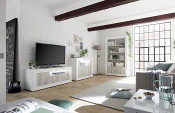 modern tv meubel grijs