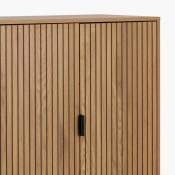 highboard eiken lamellen