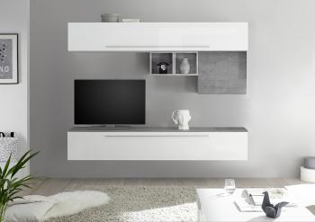 wandmeubel wit betonlook