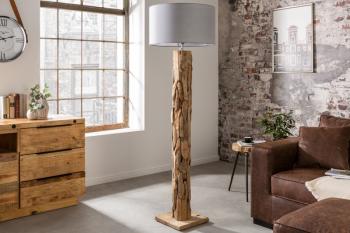 Roots lamp met kap grijs