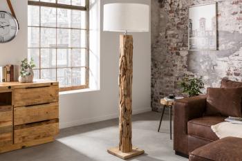 Roots lamp met kap naturel