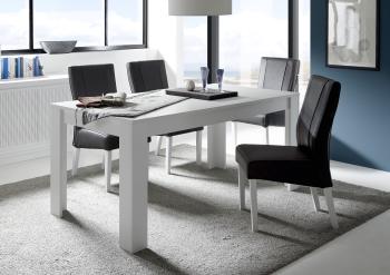 mat witte tafel