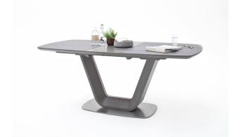 luxe uitschuifbare tafel antraciet grijs