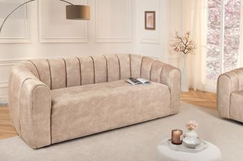 Bankstel 3 zits champagne beige 200 cm
