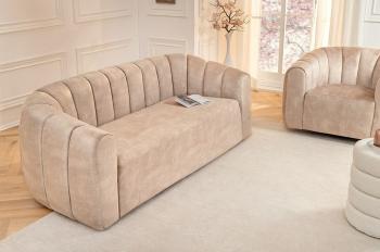 Bankstel 3 zits champagne beige 200 cm