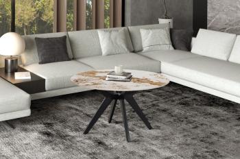 ronde salontafel pandora keramiek 80 cm