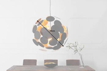 Hanglamp Infinity zwart goud 66 cm