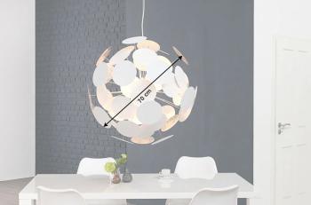 design hanglamp wit zilver