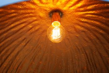 Hanglamp zwart goud 70cm