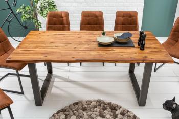 Boomstam tafel acacia hout 160 cm