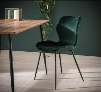 stoel velvet groen