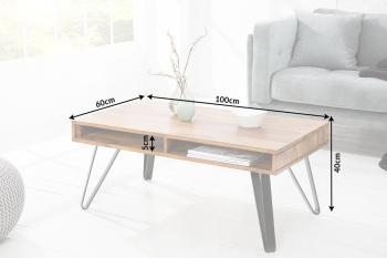 salontafel industrie 100 cm