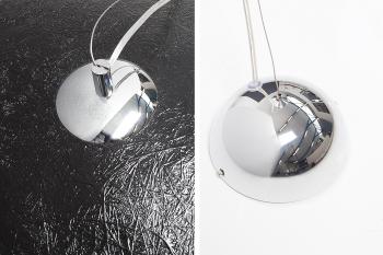 Hanglamp zwart zilver 50 cm
