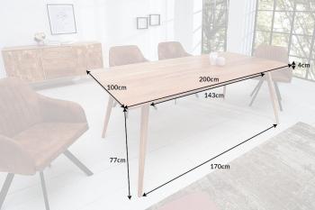 eettafel acacia 200 cm