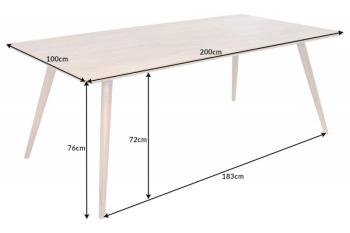 eettafel sheesham 160 cm