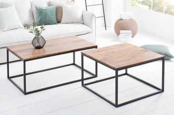 vierkante salontafel zwart frame