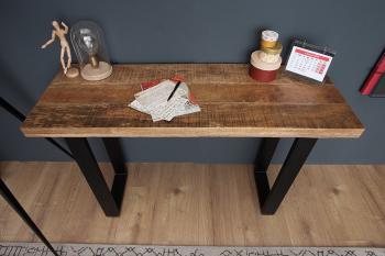 Sidetable mango hout - bovenaanzicht