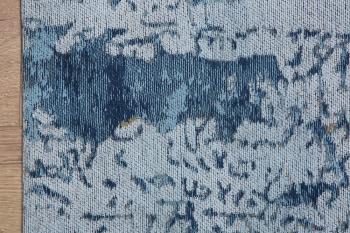 Vloerkleed Abstract blauw 240x160 cm