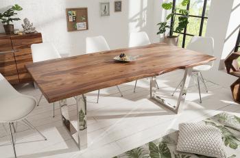 Boomstam eettafel sheesham 200 cm