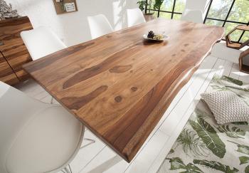 Boomstam eettafel sheesham 200 cm