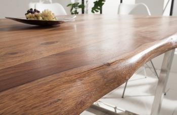 Boomstam eettafel sheesham 200 cm