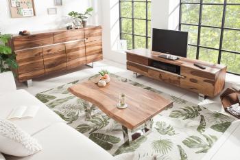 Boomstam eettafel sheesham 200 cm