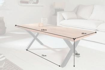 boomstam salontafel 120 cm 25mm