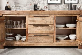 sideboard mango hout 174 cm