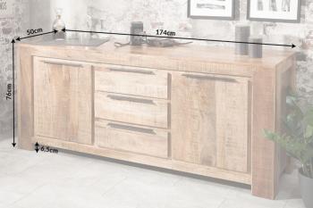 Sideboard mango hout 174 cm