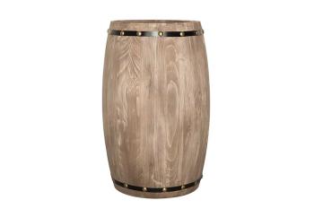 Wijnvat flessenrek bruin 64 cm