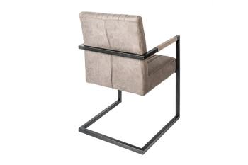 luxe industriële stoel taupe